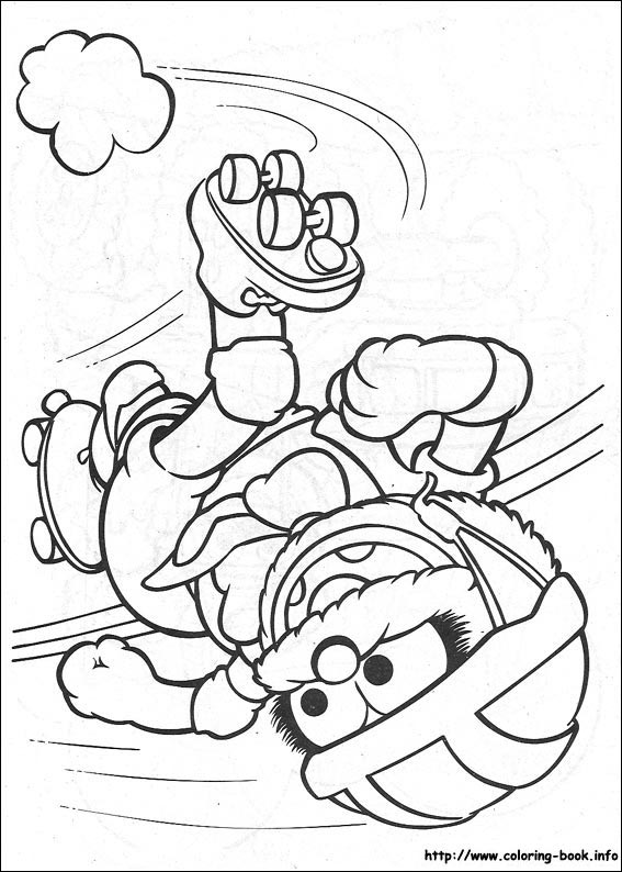 Muppet Babies coloring picture